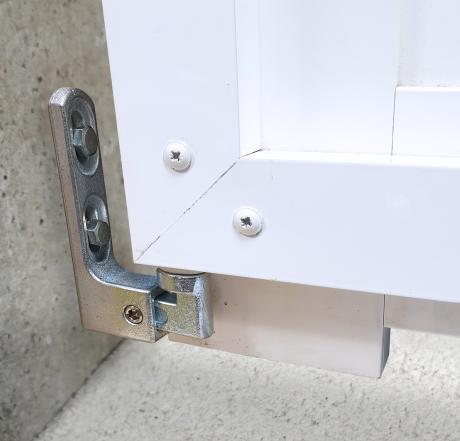 Pivot de portail PVC - fixation basse