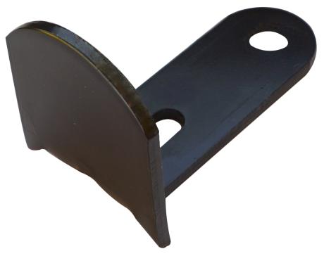 Battement bas ISO pour espagnolette sur bavette alu - noir