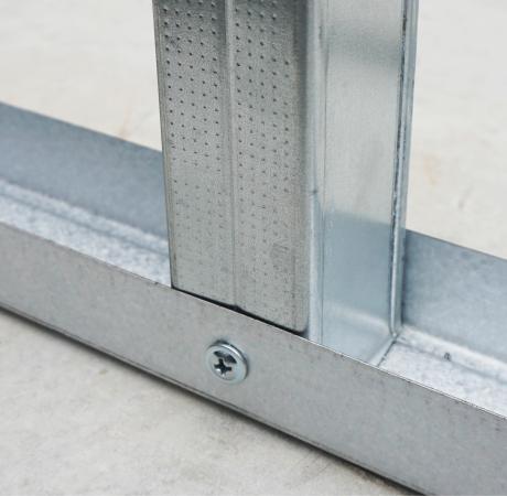 Vis ossature plaque de plâtre - montant + rail