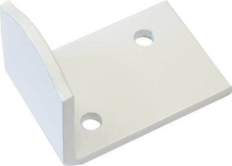 Battement bas ISO pour espagnolette - Epoxy blanc