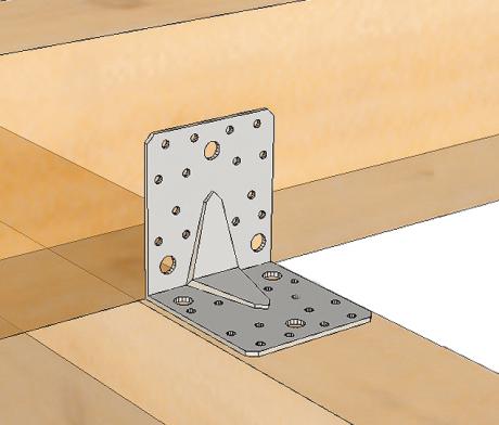 Équerre renforcée - en situation