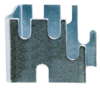 Support pour radiateur en acier - embase carrée