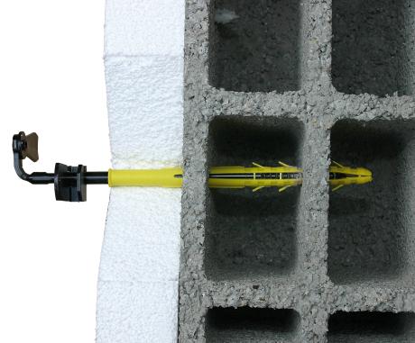 Arrêt de volet ISO - vue en coupe