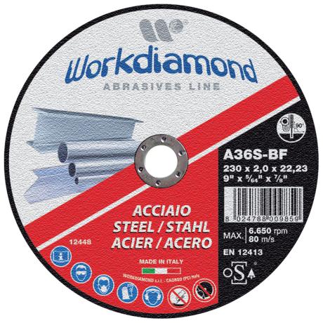 Disque abrasif acier