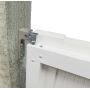 Pivot de portail PVC - fixation haute