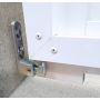 Pivot de portail PVC - fixation basse