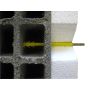 Fixation pour accessoire ISO - vue en coupe