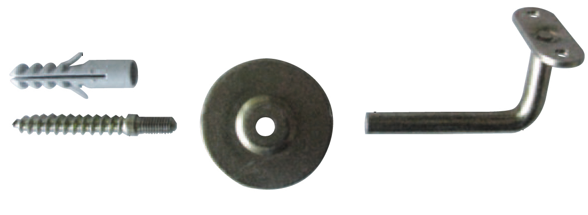 Fixation main courante M8 béton