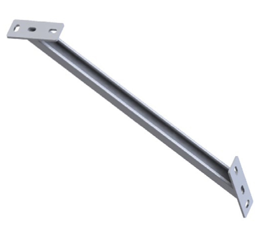 Renfort console profil acier