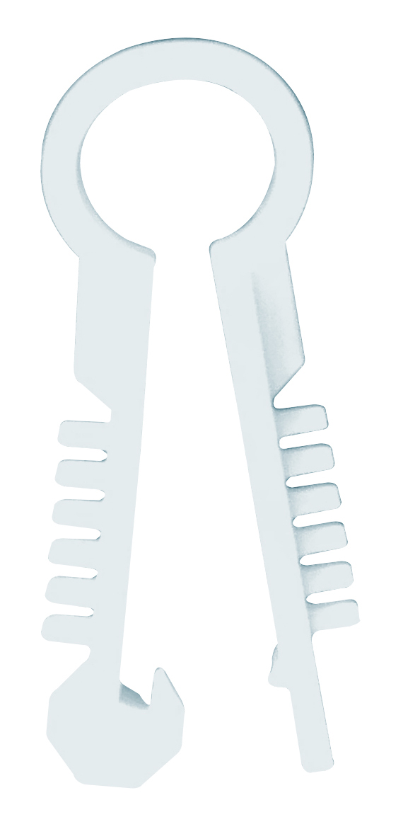 Cheville câble téléphonique