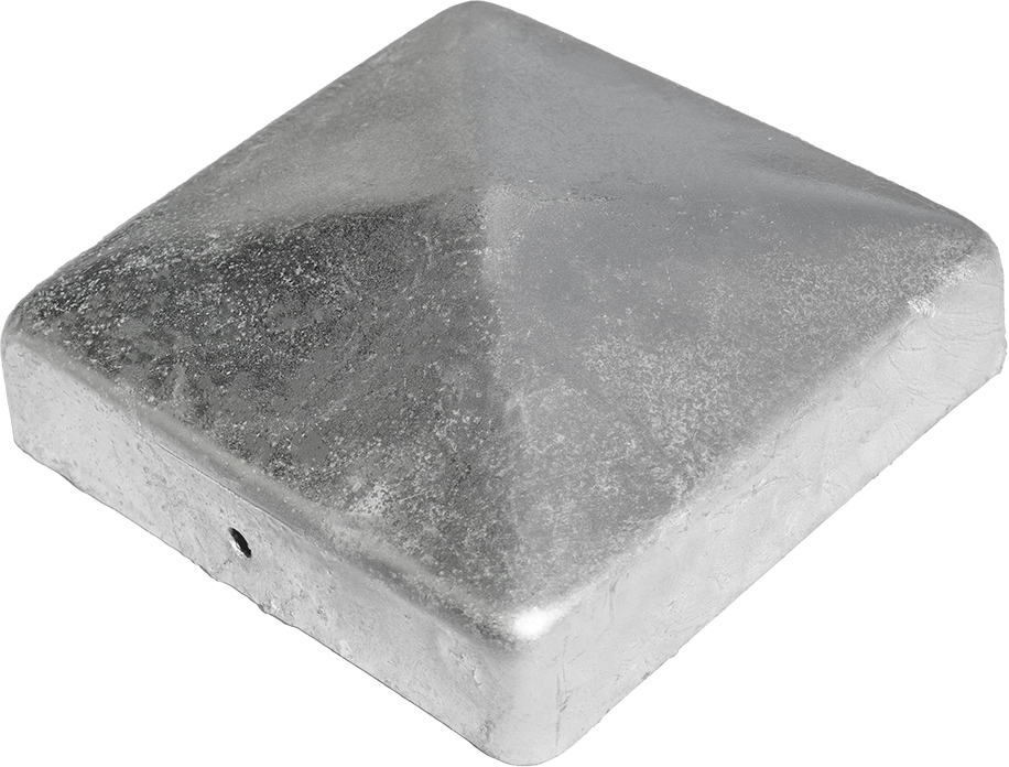 Capuchon poteau galvanisé