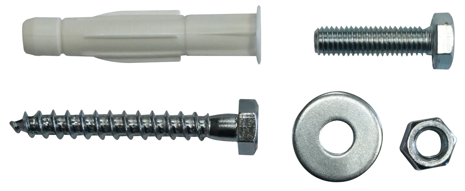 Fixation support de climatisation avec écrou