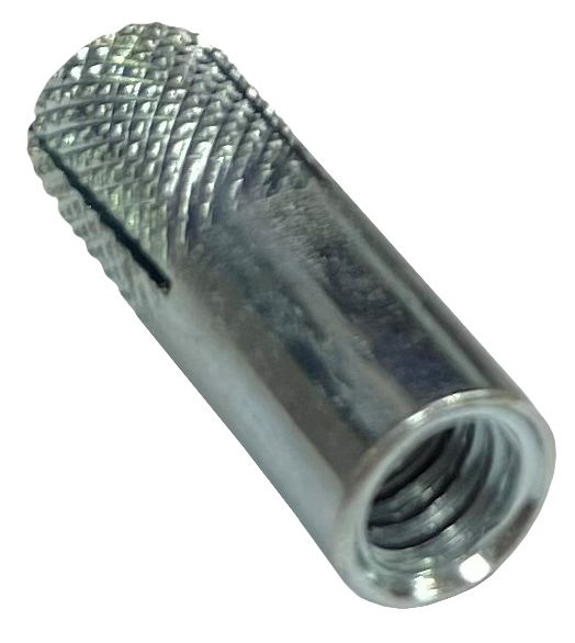 Cheville douille métallique