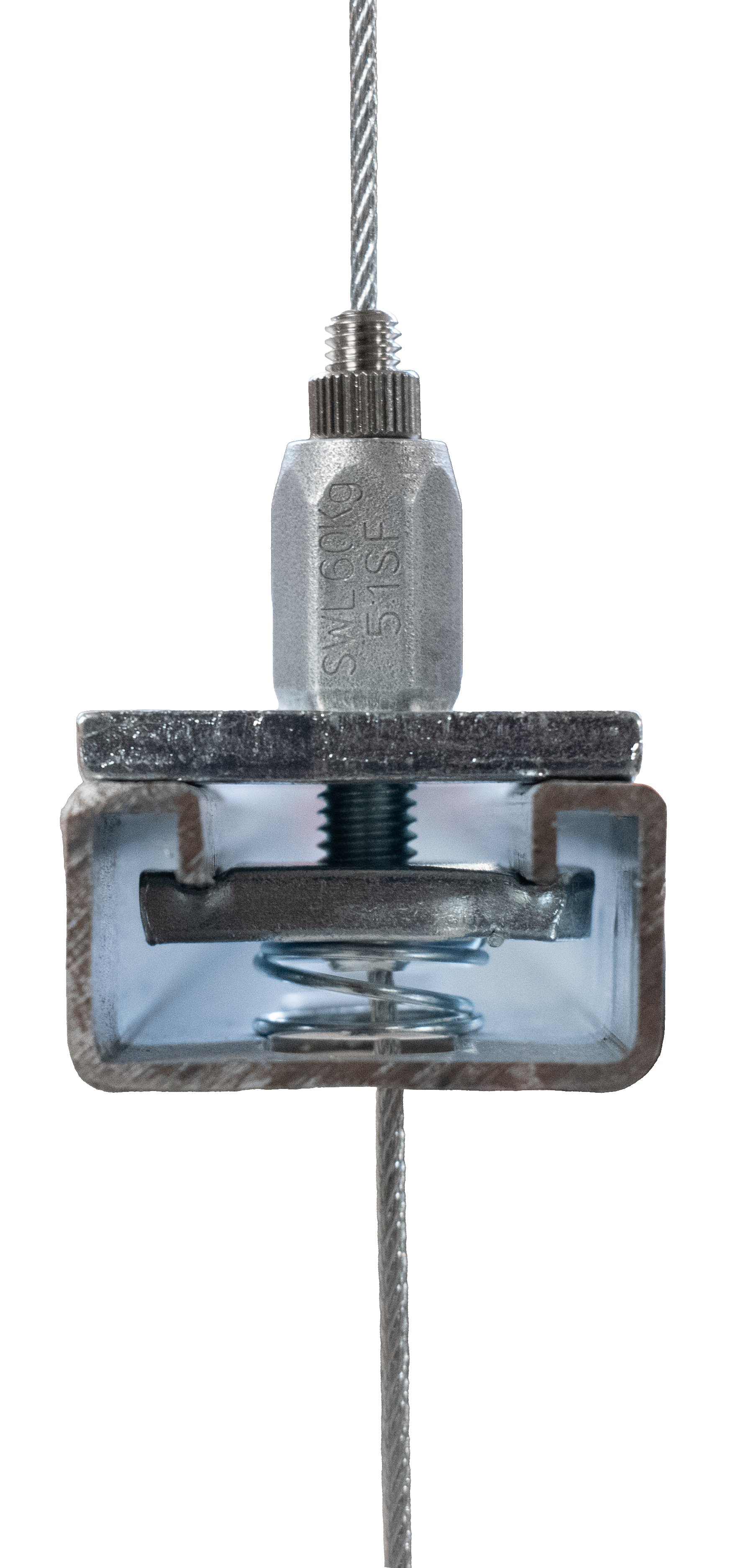 Suspente clim vue en coupe