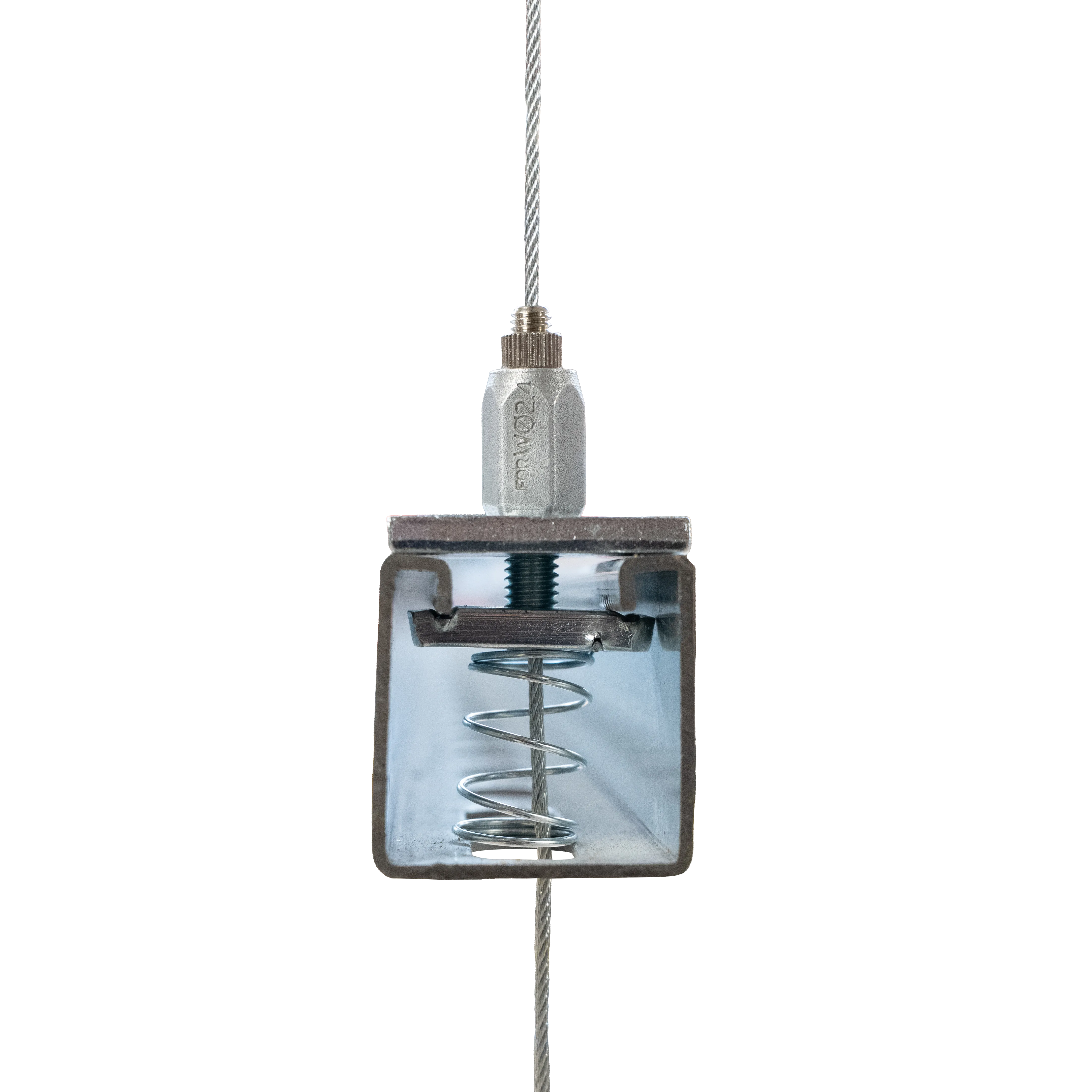 Suspente clim 41 x 41 - vue en coupe
