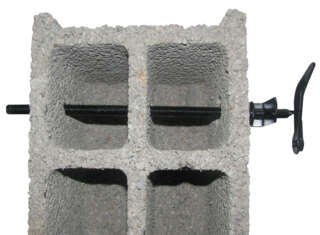 Arrêt de volet traversant en situation