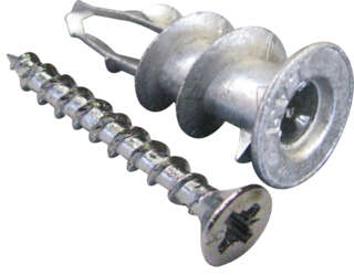 CHEVILLE PLAK MÉTAL + vis tête fraisée