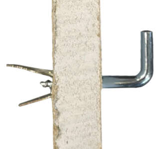 FIXATION CADRE ET TABLEAU vue en coupe