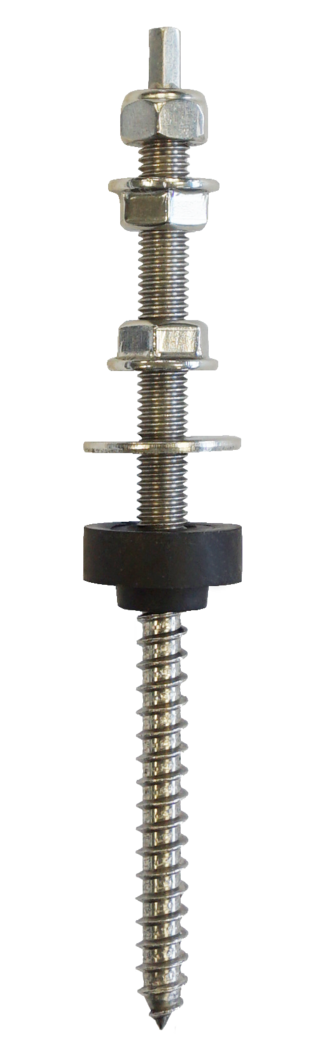 Fixation solaire filet bois