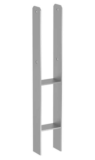 Pied de poteau en H à sceller