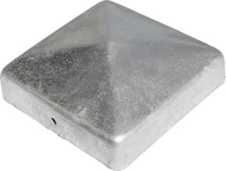 Capuchon poteau galvanisé