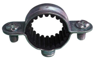 Collier simple iso zingué blanc