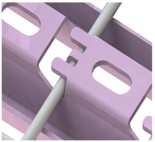 ÉQUERRE UNIVERSELLE CWU - pattes rabattables