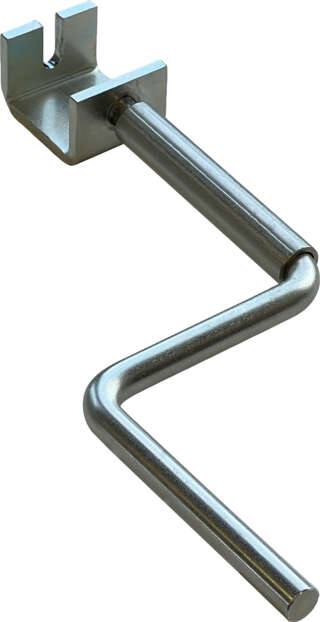 Manivelle pour arrêt de volet