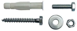 Fixation support de climatisation avec écrou