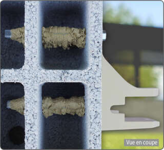 FIX-STORE vue en coupe