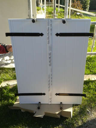 Malette d'assemblage de volets en situation