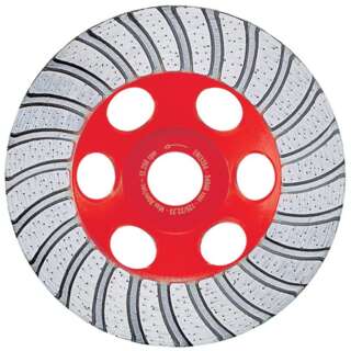 Dry grinding disc for concrete, granite and stone