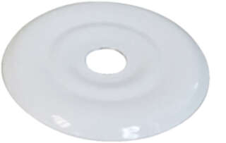 Rosace plate blanche