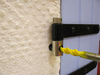 Gabarit de perçage en situation