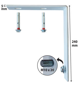 Pose verticale - détails techniques
