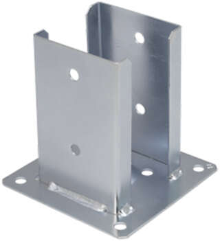 Post base to be bolted down