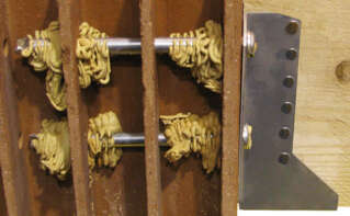 CLOU RÉSINE® vue en coupe brique