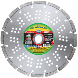 HMT disc for reinforced concrete, iron and asphalt