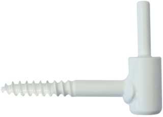 Gond bois époxy blanc