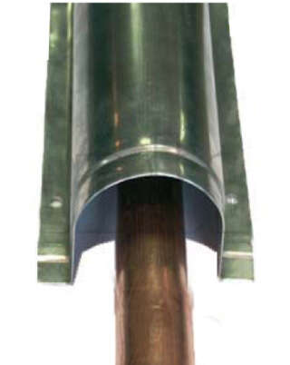 Protective trunking for gas pipes