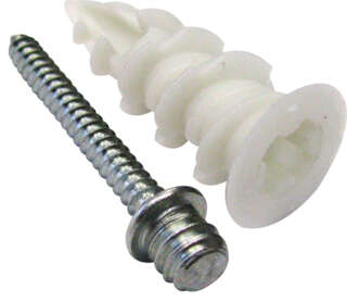 CHEVILLE PLAK NYLON + patte à vis M7