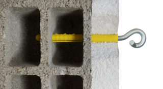 Fix-câble vue en coupe