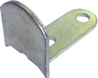 Battement bas ISO pour espagnolette sur bavette alu zingué blanc