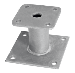 Pied de poteau fixe CE