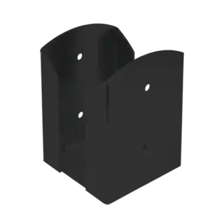 Pied de poteau graphite