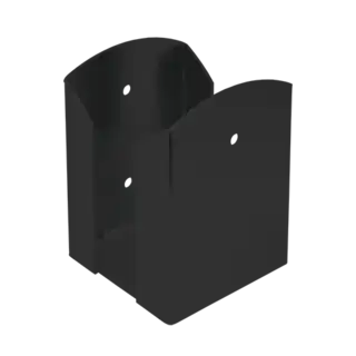 Pied de poteau graphite
