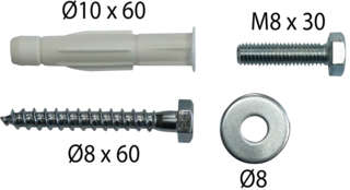 Air conditioning support bracket fixing
