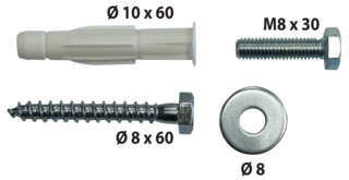 Air conditioning support bracket fixing