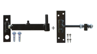 Fixations sur le précadre acier