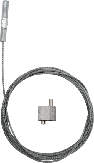 Câblette avec bout fileté M8